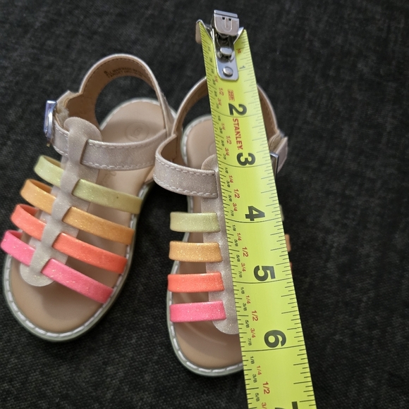 Cat & Jack Vibrant Strappy Kids Sandals - Picture 9 of 10
